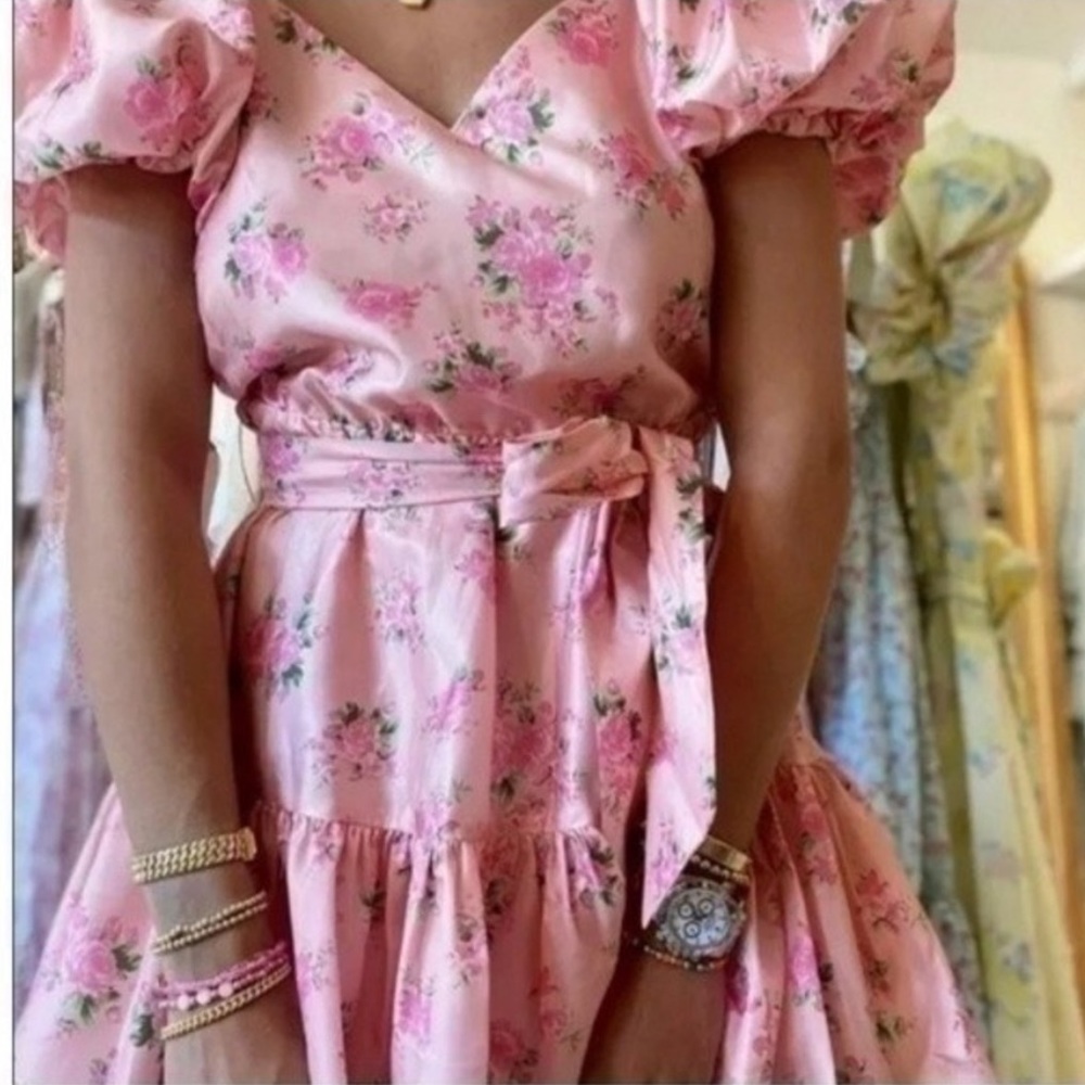 LoveShackFancy x Target Cecile Dress Pink Melon Sz 00